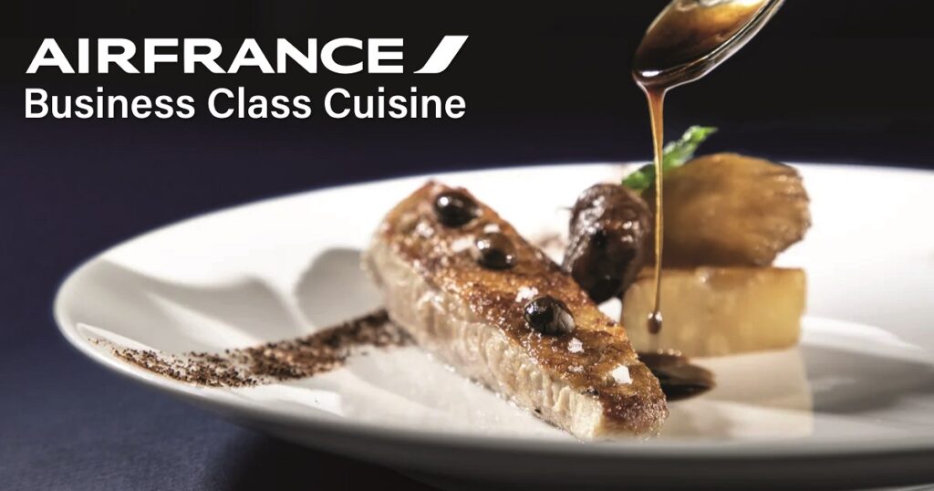Luxury Dining in the Sky: A Review of Air France Business 