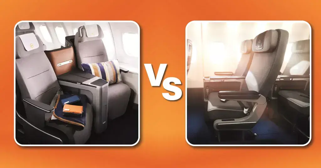 Business Class vs. Premium Economy on Lufthansa